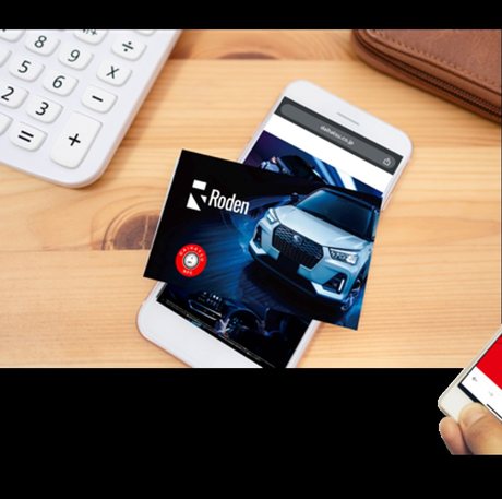 NFCカード スマホをかざすとデジタルカタログを表示