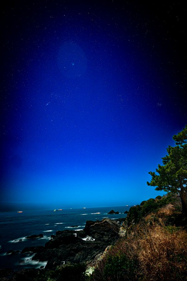 和歌山・串本で撮影した星景の写真